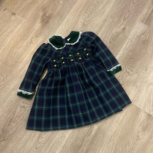 BT Kids Vintage Holiday Dress GUC size 2T